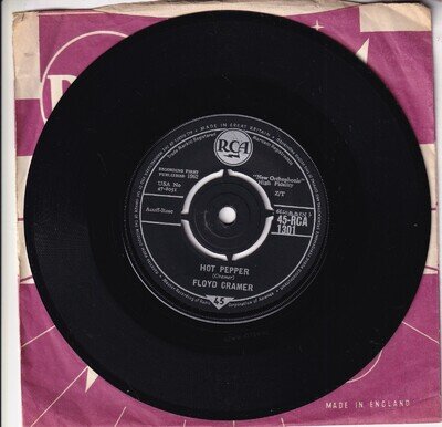 FLOYD CRAMER..HOT PEPPER..VERY GOOD 1962 RCA POP / BEAT 7"..RCA 1301