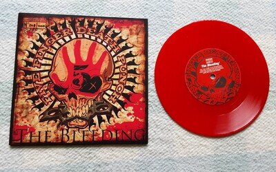 Five Finger Death Punch - The Bleeding 2008 UK 7" Red Vinyl Numbered Sleeve NEW