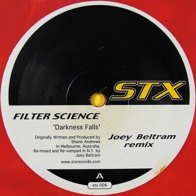 Filter Science - Darkness Falls (Joey Beltram Remix), 12", (Vinyl)