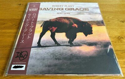 Robert Plant SIGNED Saving Grace LP Vinyl Assai Fruit Punch /500 Led Zeppelin