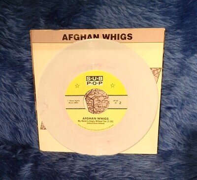 Afghan Whigs Conjure Me b/w My World Is Empty SUB POP 7" SINGLE Lavender Vinyl