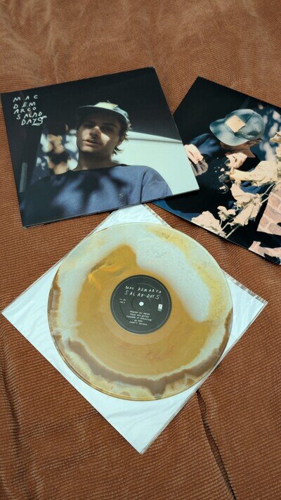 Mac DeMarco Salad Days Tri Color Brown Yellow White Colour LP Rare 1500