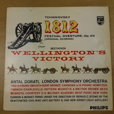 SAL 3461 ED1 Tchaikovsky 1812 Wellington's Victory Dorati Philips HI-FI STEREO