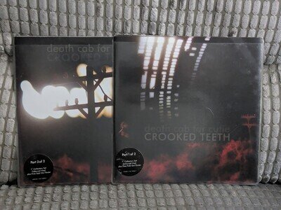 DEATH CAB FOR CUTIE 2 x crooked teeth LIMITED EDITION RED + GREEN VINYL 7"