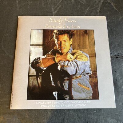 Randy Travis - Forever And Ever, Amen - 7” G/ Fold Single - Ex / Ex - B 35