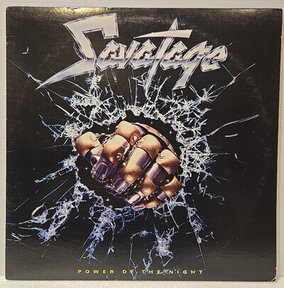 Savatage - Power Of The Night - 1985 Atlantic Records 81247-1 Vinyl EXCELLENT