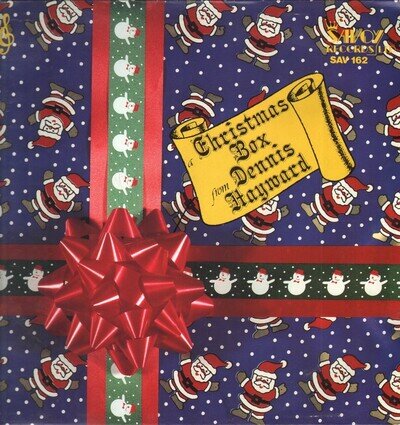 Dennis Hayward A Christmas Box LP vinyl UK Savoy - initials written on back of