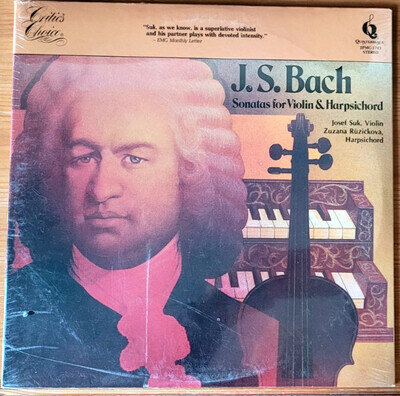 Bach: Sonatas for Violin & Harpsichord - Suk 2 LP Set