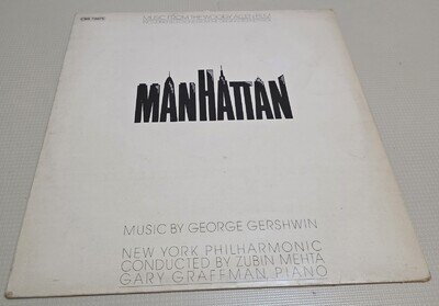 Manhattan Music From The Woody Allen Film George Gershwin Vinyl Album.