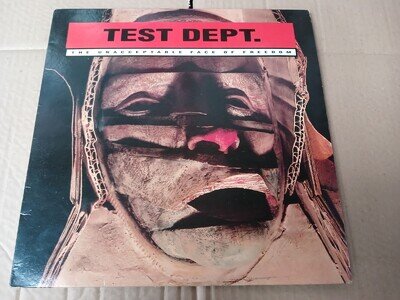 TEST DEPT THE UNACCEPTABLE FACE OF FREEDOM VINYL LP WITH PICTURE INNER MOP2