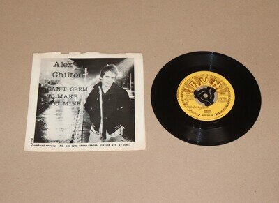 Alex Chilton - Bangkok, 7" vinyl single U.S.A. 1978 (1250) Vg+/G Pop Rock