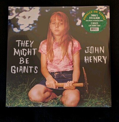 They Might Be Giants John Henry Green Vinyl Record 2 LP Numbered x/1000 Sealed