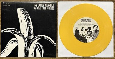 The Dandy Warhols We Used To Be Friends RARE Yellow 7” Limited Edition UK 2003