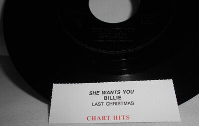 Billie Piper Mint- 1998 7" Jukebox Promo She Wants You Last Christmas Virgin