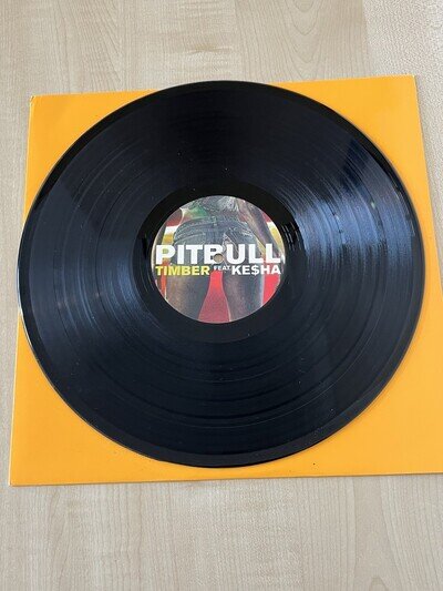 Timber Pitbull Feat. Ke$ha 12” Vinyl Record Single