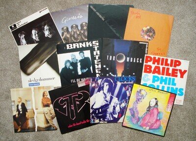 Genesis 12 x 12'' Job Lot Phil Collins Gabriel Steve Hackett GTR Bankstatement