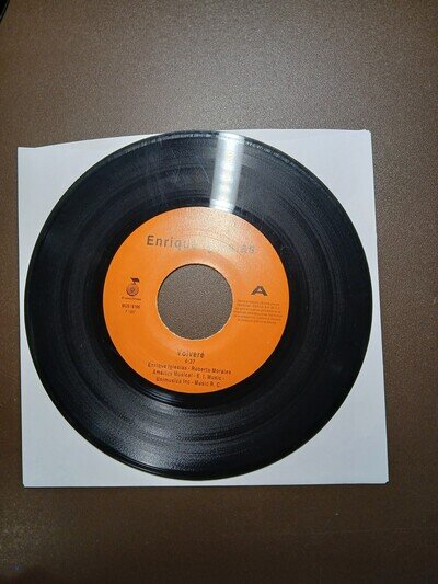 ENRIQUE IGLESIAS Volvere / Tu Vacio MEXICO 👂HEAR🎵 45RPM 7" Latin Vinyl Record