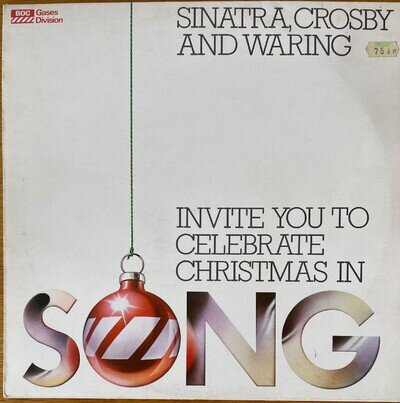 Frank SINATRA Bing CROSBY Fred WARING - SONGS FOR CHRISTMAS Carols LP VG+