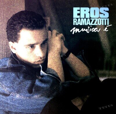 Eros Ramazzotti - Musica È Germany LP 1988 (VG) .*