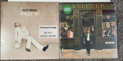 Olly Murs Knees Up Green & Marry Me Black Vinyl LP Bundle