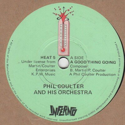 Phil Coulter A Good Thing Going Inferno clear vinyl Soul Northern Motown