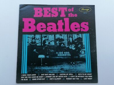 PETE BEST 1966 USA LP BEST OF THE BEATLES SAVAGE BM 71 MONO BLUE CIRCLE 1ST