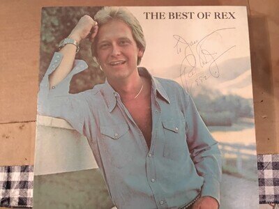 Rex LP Record, Rex Allen Jr The Best of Rex ,Signed by Rex. vg