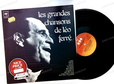 Léo Ferré - Les Grandes Chansons De Léo Ferré NL LP 1982 '*