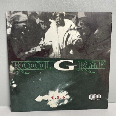Kool G Rap- 4 5 6 Vinyl Double LP 1995 US OG 1st Press