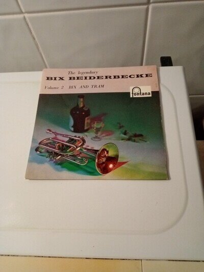Bix Beiderbecke - Bix and Tram EP (Fontana TFE 17060 Pic) EX/EX Vinyl Record 7"