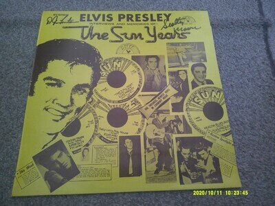 ELVIS PRESLEY The Sun Years 1977 signed DJ FONTANA/SCOTTY MOORE near mint