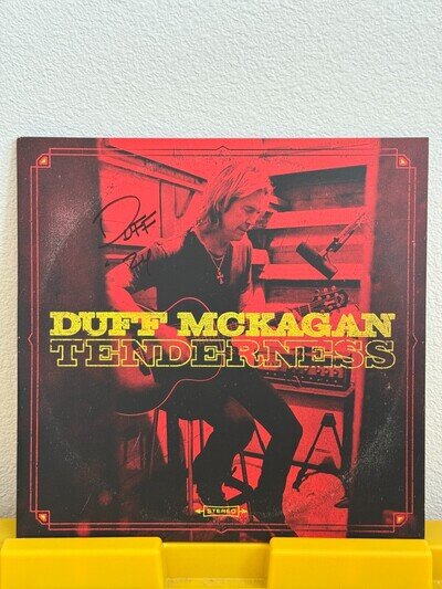 Duff McKagan - Tenderness SIGNED Black Vinyl LP AUTOGRAPHED COVER Guns N Roses