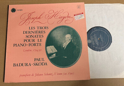 Astree AS 83 Haydn Last 3 Piano Sonatas Paul Badura-Skoda