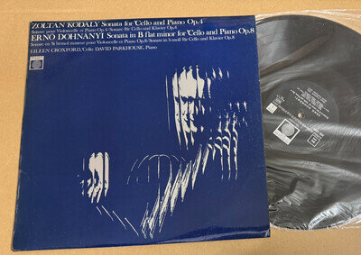 XID 5294 Kodaly Dohnanyi Cello Sonatas Eileen Croxford David Parkhouse