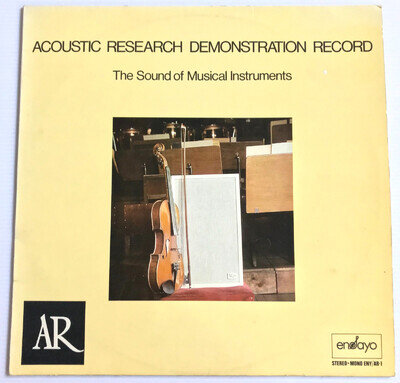 Acoustic Research Demo Record The Sound Of Musical Instruments ENY/AR-1