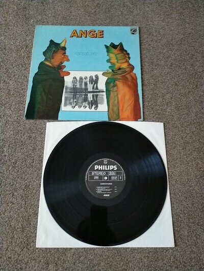 Ange Caricatures LP 1972 Chanson Philips 6332 066 First French Press Vinyl VG+