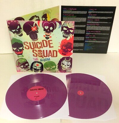 SUICIDE SQUAD 2Lp Vinyl Record WIZ KHALIFA SKRILLEX LIL WAYNE PANIC AT THE DISCO