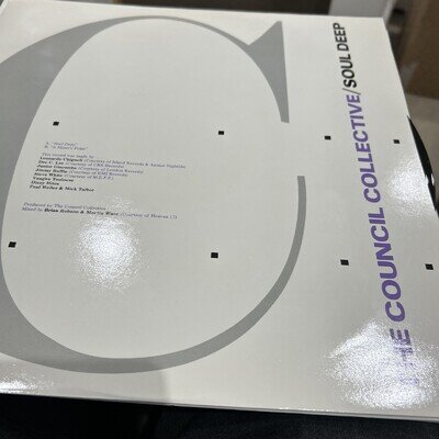 THE COUNCIL COLLECTIVE Soul Deep 1984 UK 12" vinyl single Paul Weller Style