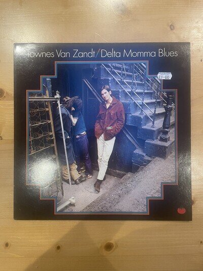 Townes Van Zandt ‎– Delta Momma Blues Vinyl LP NM