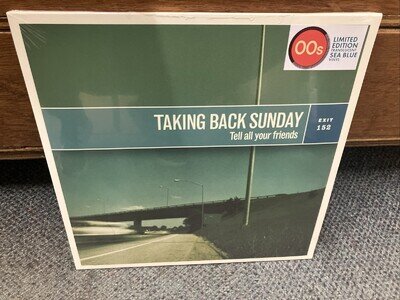 TAKING BACK SUNDAY - Tell All Your Friends' (National Album Day) SEA BLUE VINYL