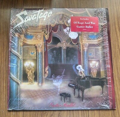 Savatage - Gutter Ballet Vinyl LP Record Atlantic 1989 Hype Sticker EX/NM-