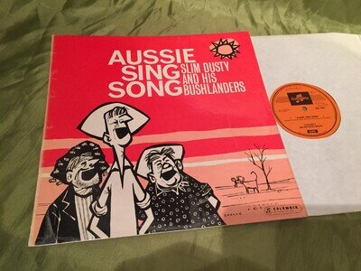 SLIM DUSTY AND HIS BUSHLANDERS - AUSSIE SING SONG - COLUMBIA [AUSTRALIA] c. 1968