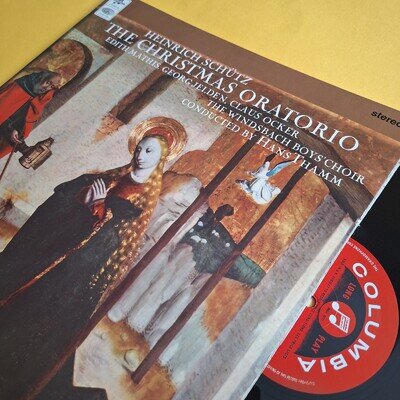 Columbia SAX 2584 Stereo LP MAHLER The Christmas Oratorio Hans Thamm NM