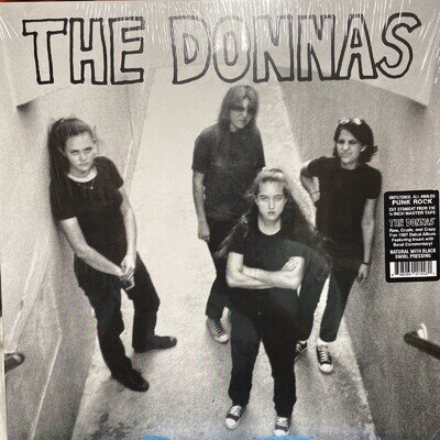 THE DONNAS Self Titled Vinyl Natural w/ Black Swirl Record 12" NEW Punk Rock LP