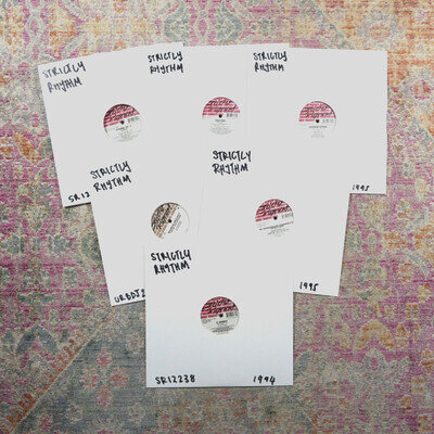 Strictly Rythym 6X12" Lot Soulfuric Underground Congregation 90's House Techno