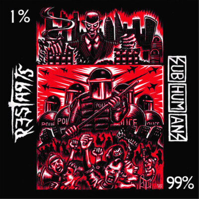 The Restarts/Subhumans The One Percent/99% (Vinyl) 7" Single