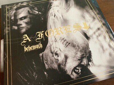 Behemoth A Forest Fully Signed Limited Edition Green Ep Shining Vinyl Record New