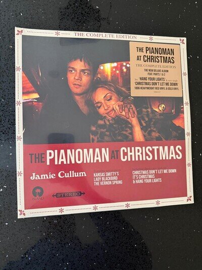 Jamie Cullum Pianoman at Christmas Limited Deluxe Gold/Red Vinyl, NEW SEALED