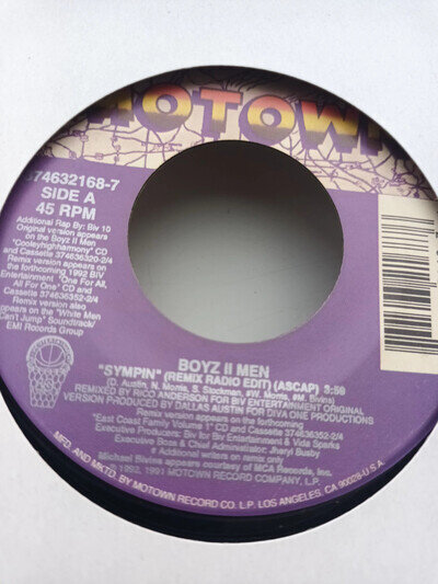 Boyz II Men - Sympin / It's So Hard To Say Goodbye To Yesterday, 7", (Vinyl)
