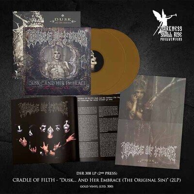 CRADLE OF FILTH DUSK AND HER EMBRACE (THE ORIGINAL SIN)(2LP GOLD VINYL) 2lp *
